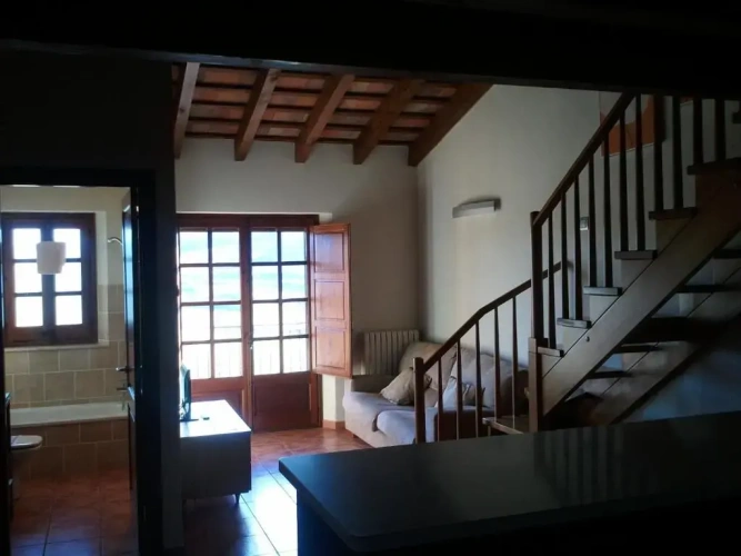 Apartment with balcony and with view