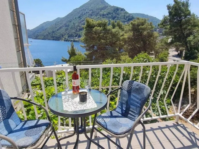 Studio with balcony and with sea view