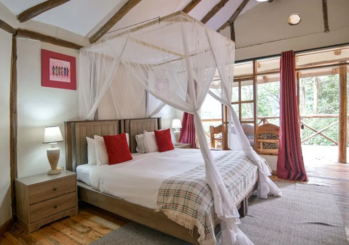 1 Bedroom Deluxe Double room with balcony and with park view