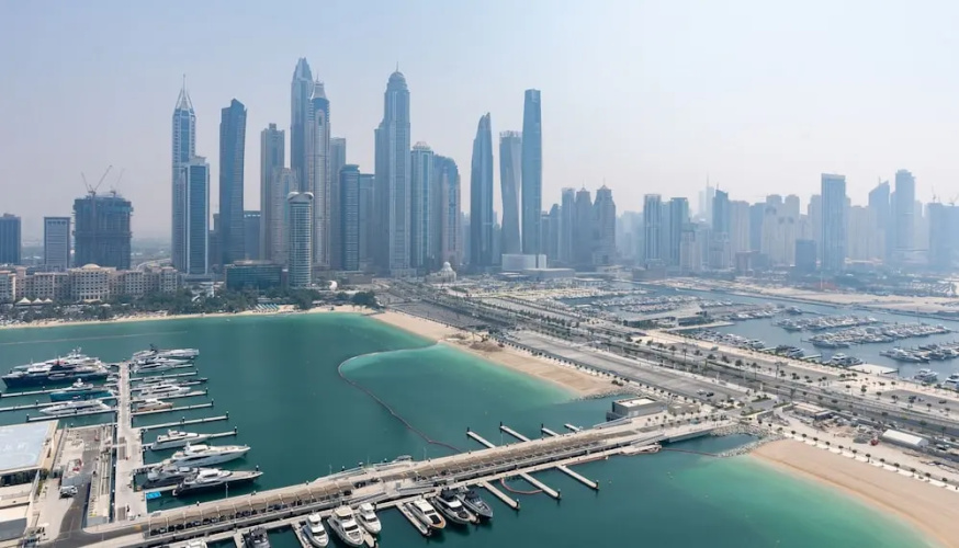 Modern 2BR Emaar Beachfront w Pvt Beach Access