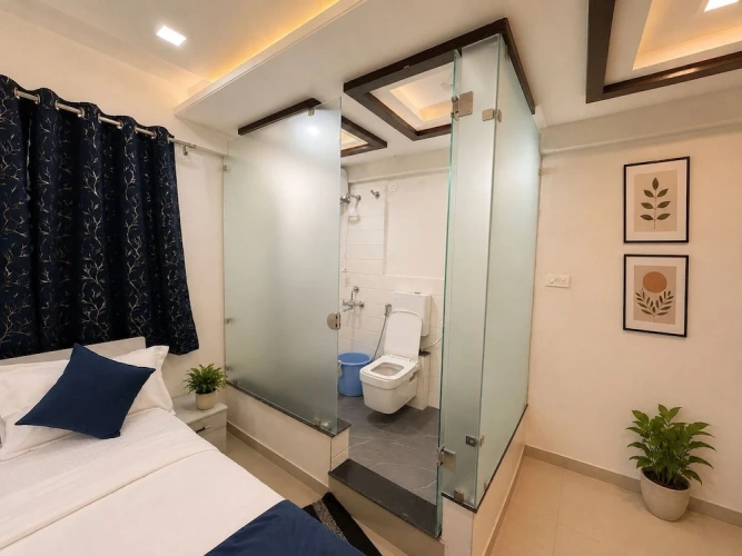 Family Suite with balcony and with city view