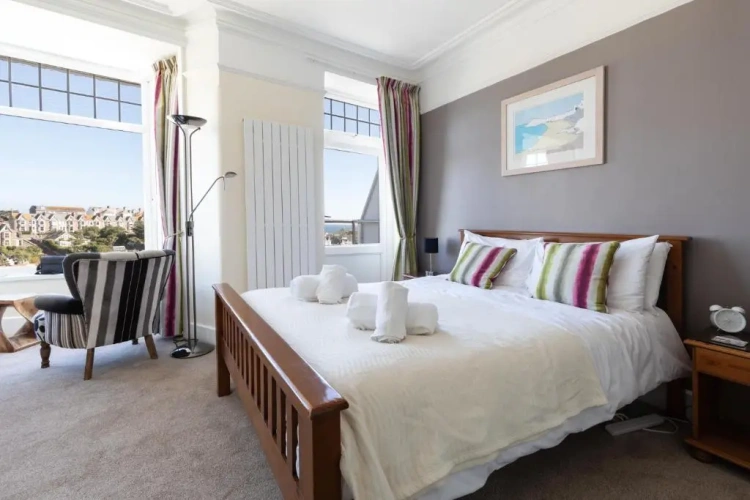 Deluxe Double room with balcony and with sea view