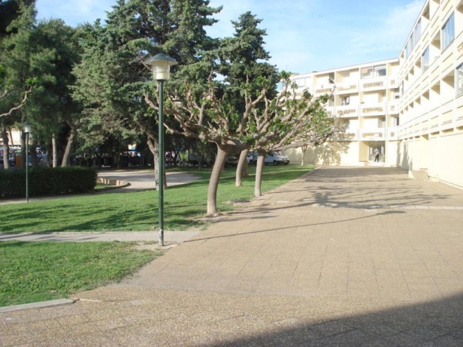 Outside