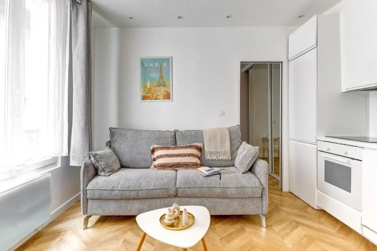 Bright 1BR Near Seine & Eiffel Tower