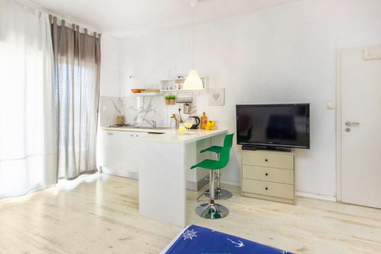 Studio with balcony