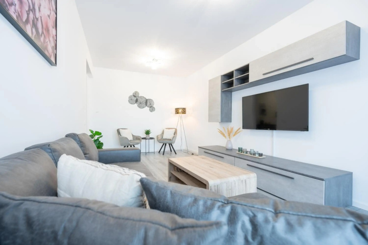 Grey apartments