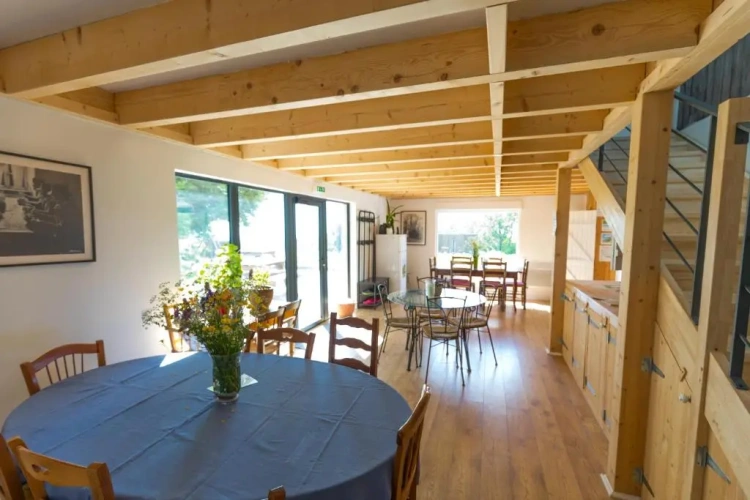 Cottage with garden view