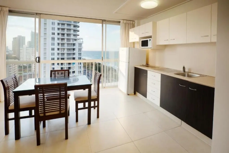 Studio with ocean view