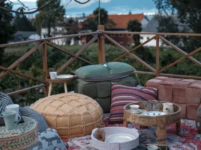 Outside