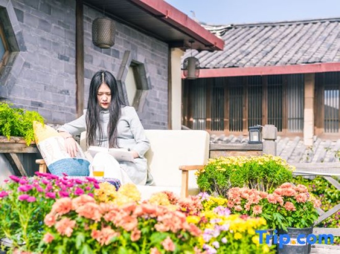 Outside