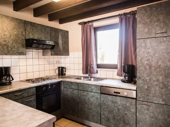 Comfortable bungalow with a terrace located in the Ourthedal