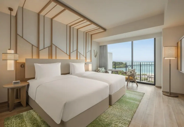 Deluxe Twin room with balcony and with ocean view