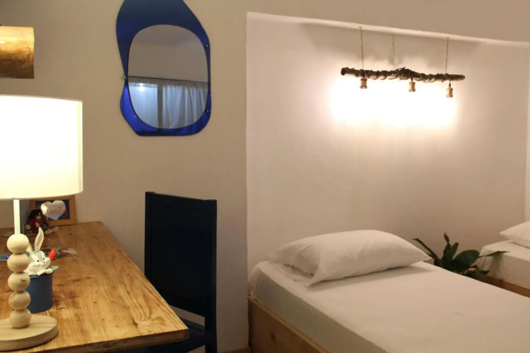 Handcrafted wooden apartment