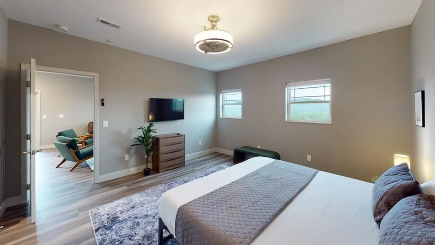 Double Family Club Apartment with mountain view