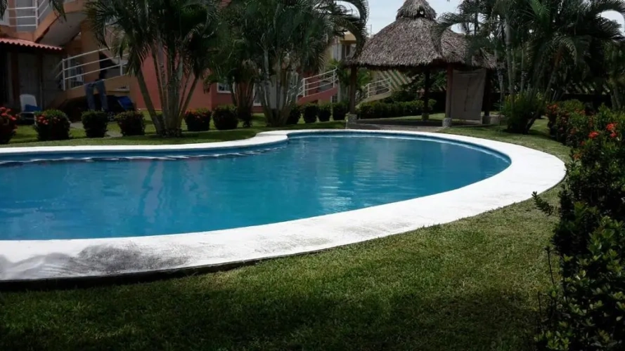 Apartment with pool view