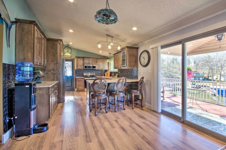 Lake Views: Waterfront Sunrise Beach Home!