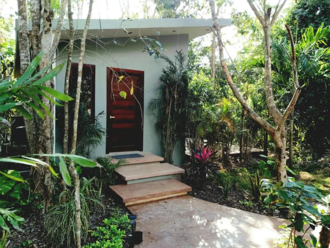 Secret Gardens Bacalar Suite 02 con alberca y bicicletas