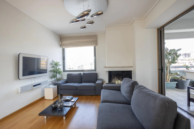 Luxury 2 bdr Penthouse Apt With Acropolis View