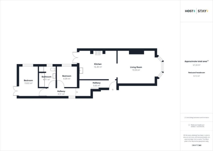 2 Bedrooms Apartment