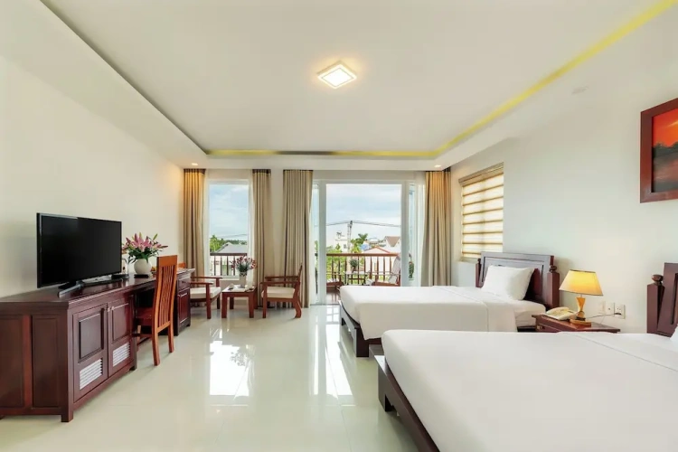 1 Bedroom Deluxe Twin room with pool view