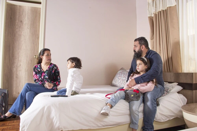 Standard Quadruple Family room