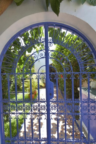 Outside