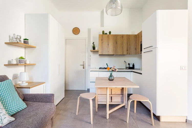 new studio apartment sauro orange