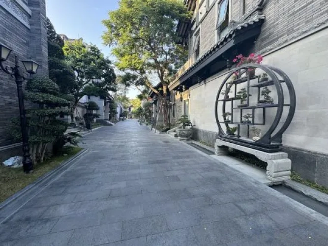 Outside
