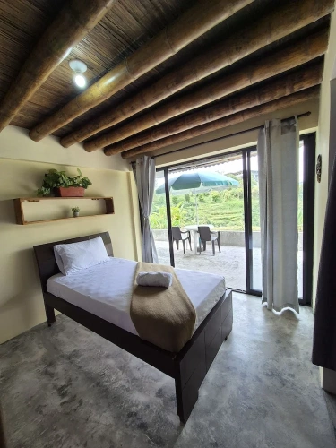 Economy Triple room with garden view