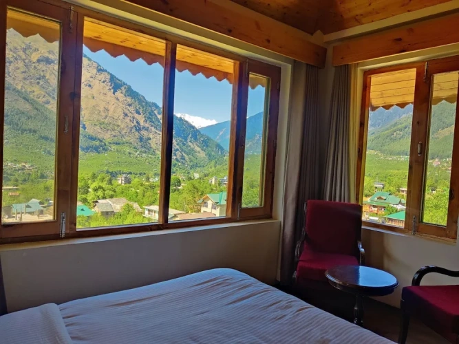 Superior Double room with balcony and with mountain view