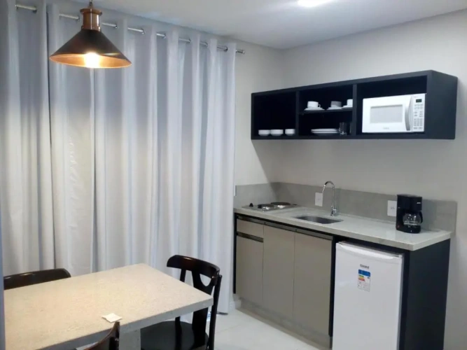 Studio with balcony