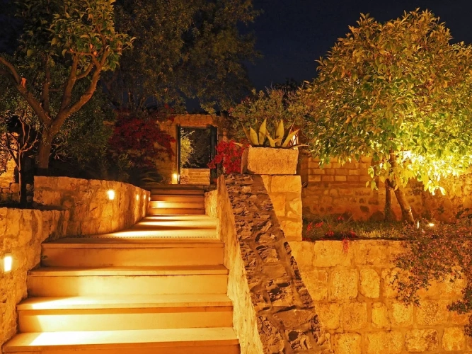 Outside