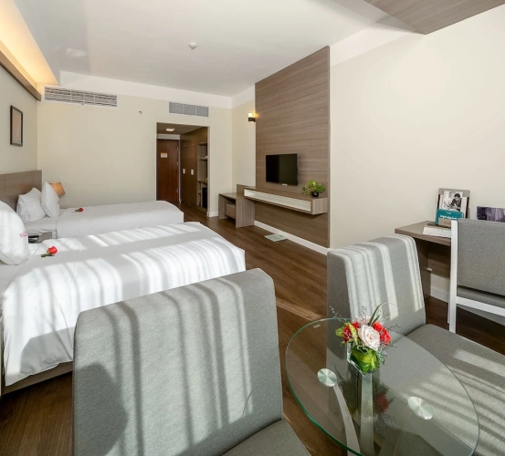 Deluxe Twin room with city view