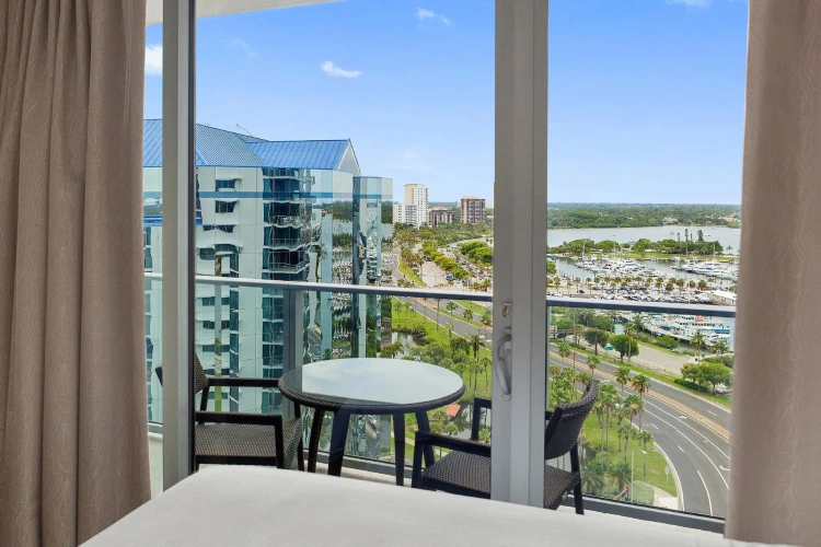 Premium Quadruple room with balcony and with harbour view