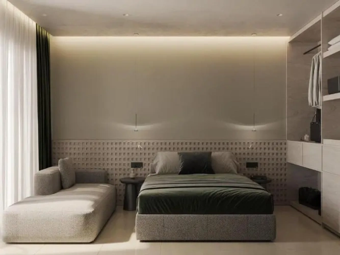 Standard Family room with balcony and with pool view