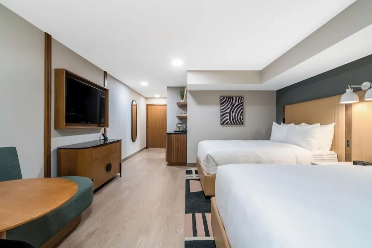 Standard Quadruple room with balcony and with view