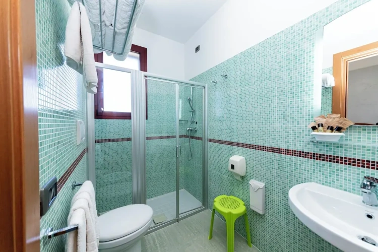 Standard Quadruple room with balcony and with sea view