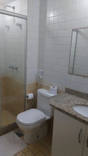 Quarto e Sala de Frente para o Mar