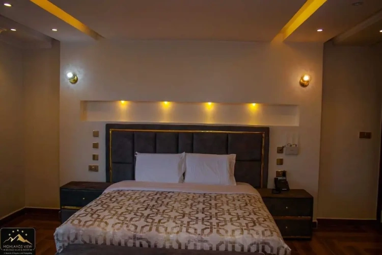Luxury Double room with balcony and with mountain view