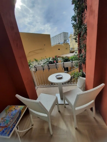 Standard Double room with balcony and with city view