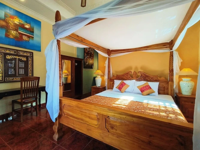 Double room with pool view