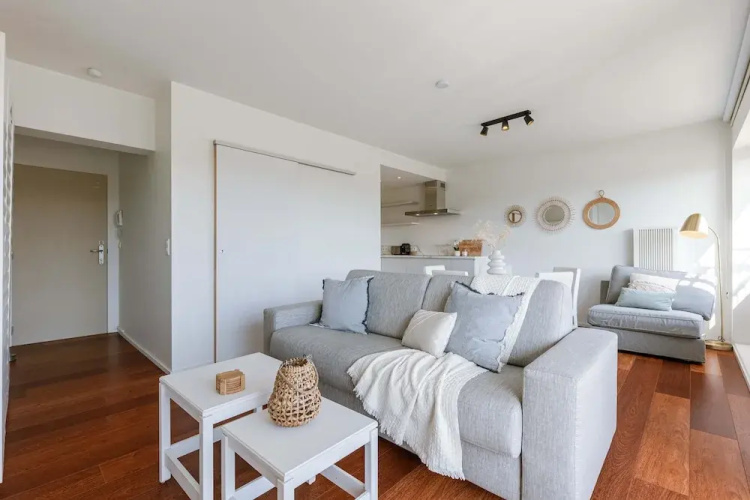 Bright Studio Just Steps From the Beach
