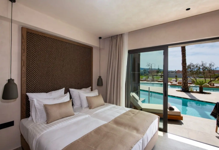 Standard Double room with partial sea view