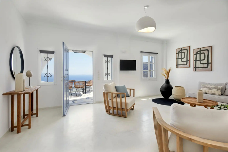 Blue White Villa