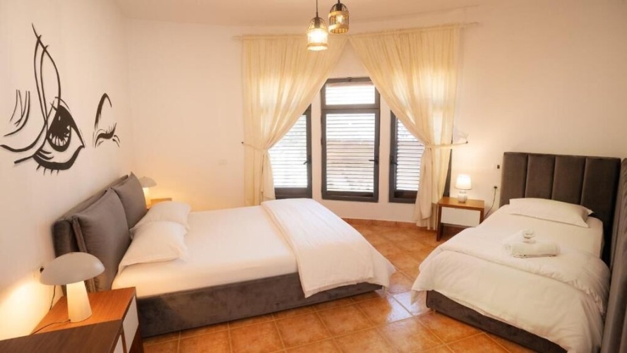 Comfort Quadruple room with balcony and with sea view