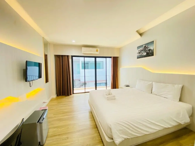 Standard Double room with balcony and with view