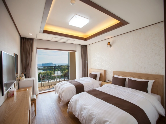 Deluxe Twin room with ocean view