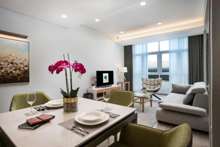 1 Bedroom Deluxe Double Apartment with city view