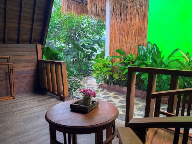 1 Bedroom Deluxe Double room with garden view