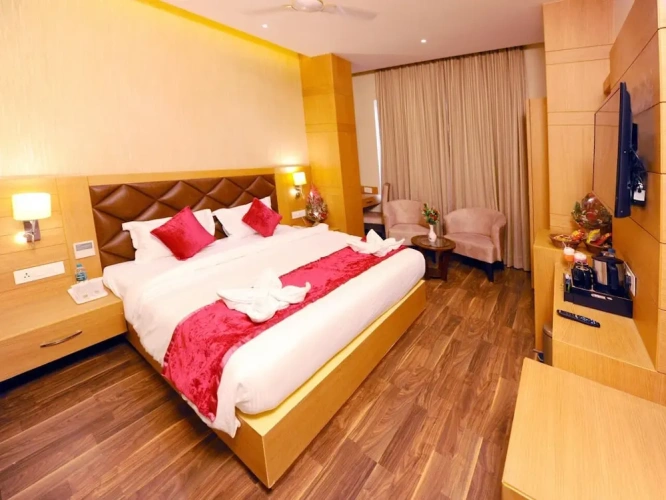 Deluxe Double room with city view